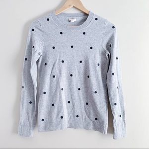 J. Crew Polka Dot Sweater